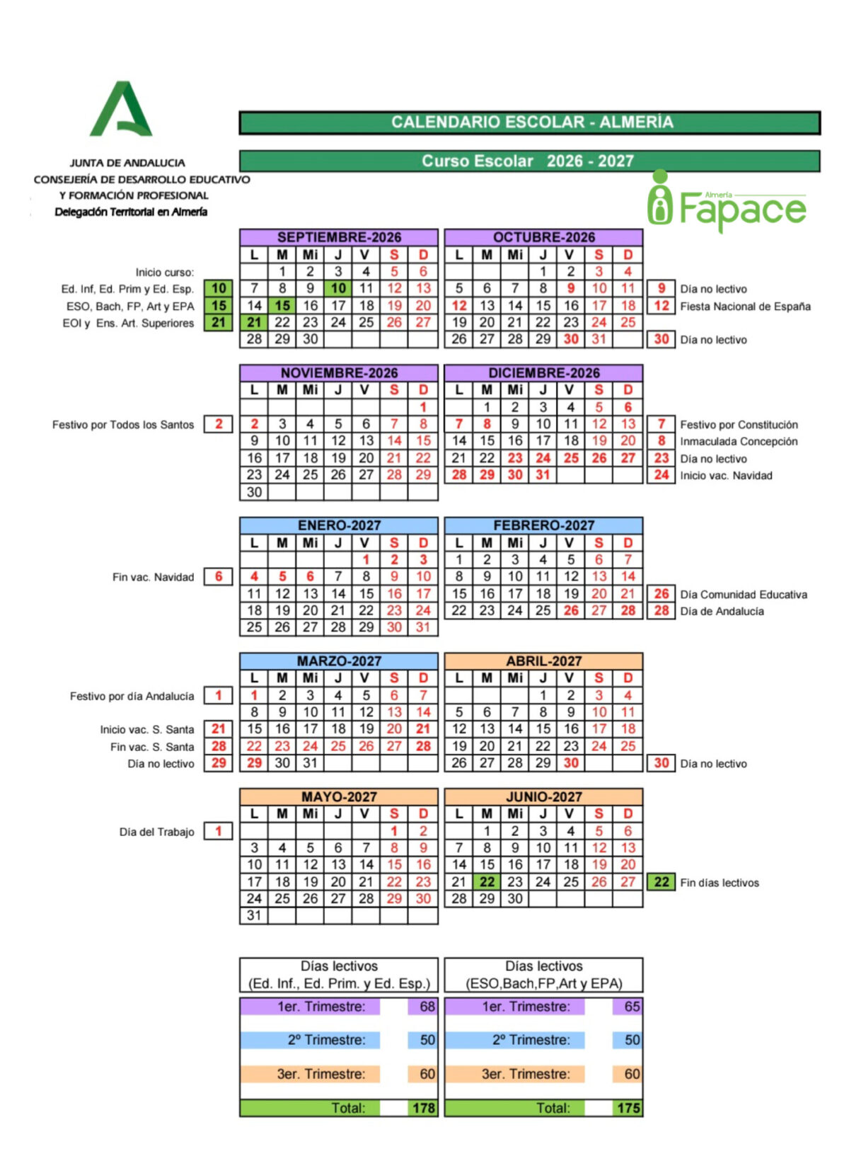 Ya Tenemos Calendario Escolar Para El Curso 2026 2027 En Almer a ya-tenemos-calendario-escolar-para-el-curso-2026-2027-en-almer-a
